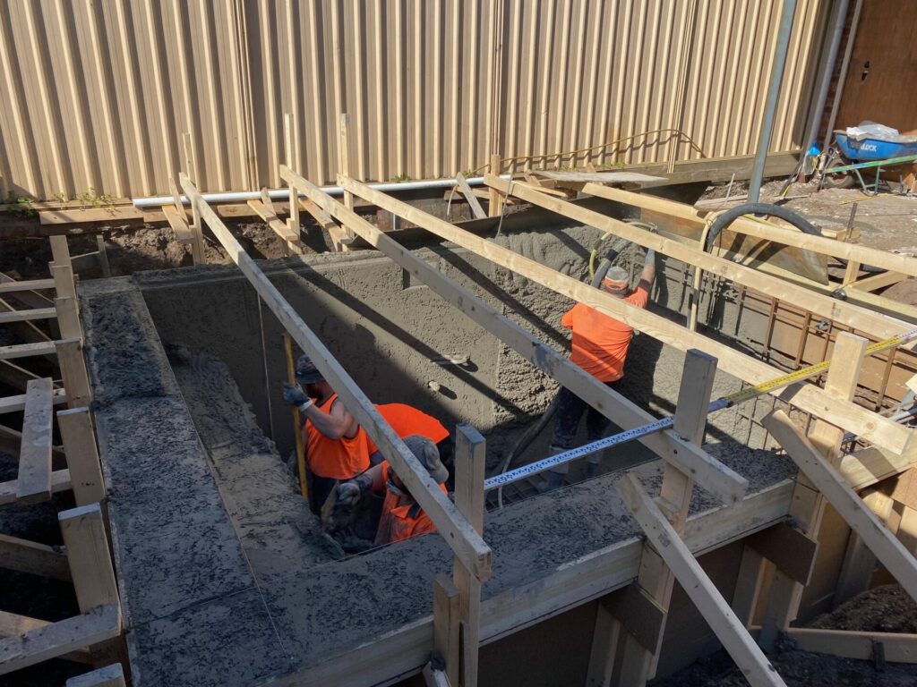 Ascot Vale Concrete spray Venetian Pools Project