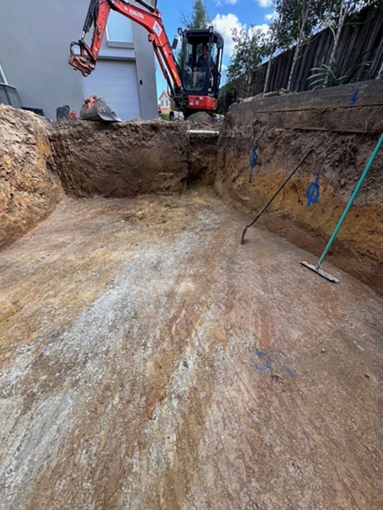 Plenty swimming pool excavation