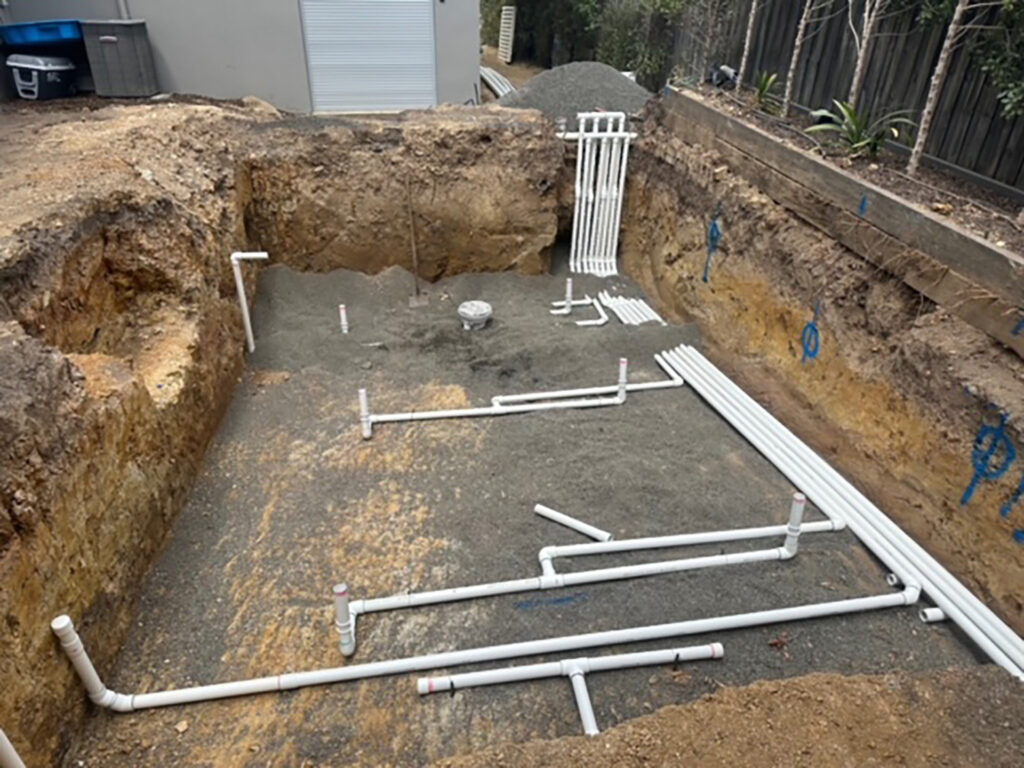 Plenty swimming pool excavation