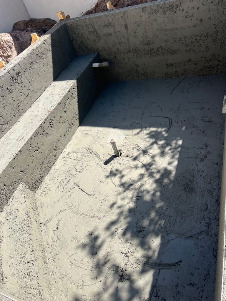 Port Melbourne Plunge Pool Venetian Pools Project Concrete shell 1 Port Melbourne Plunge Pool