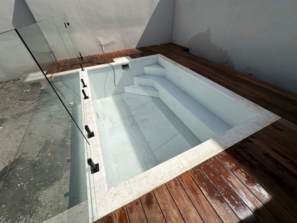 Port Melbourne Tiling Plunge Pool Venetian Pools Project January 2025-1 Port Melbourne Tiling Plunge Pool by Venetian Pools