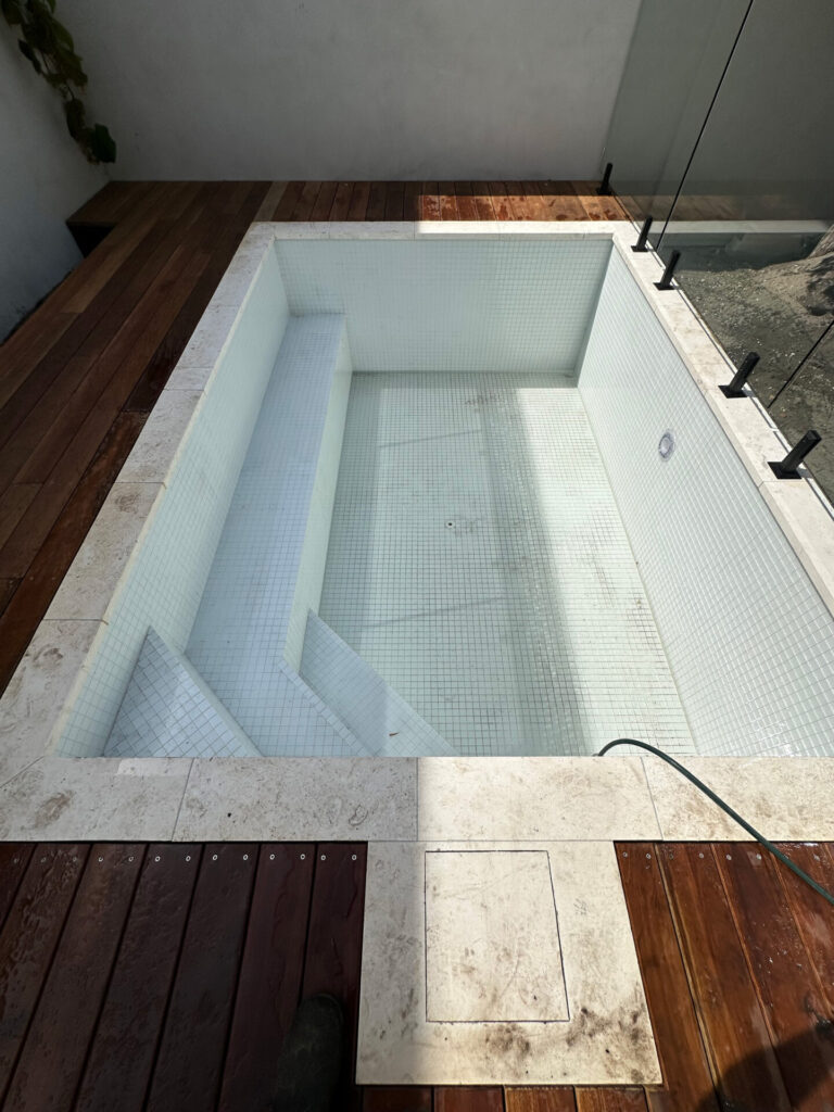 Port Melbourne Tiling Plunge Pool Venetian Pools Project January 2025-3 Port Melbourne Tiling Plunge Pool by Venetian Pools