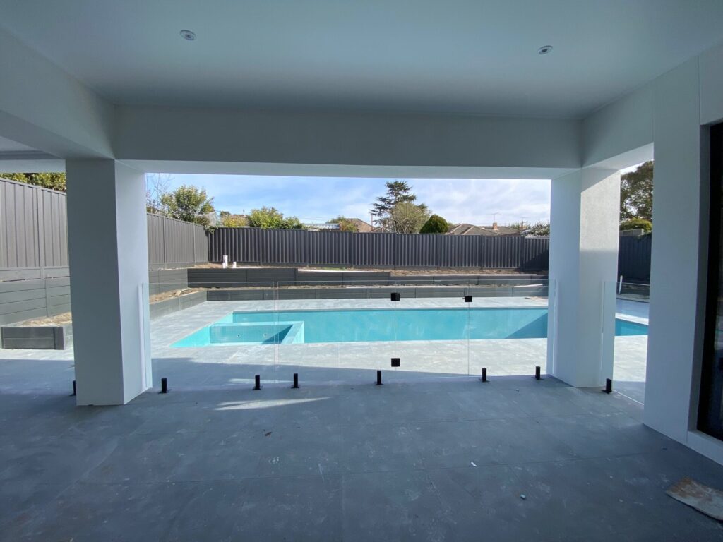 Completion Balwyn by Venetian Pools Exposed Aggregate Pool Surrounds