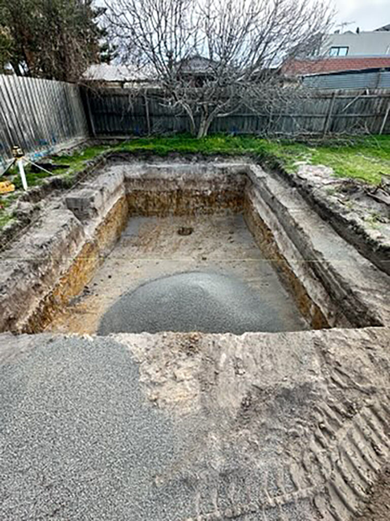 Highett - Excavation Venetian Pools Swimming Pool Project