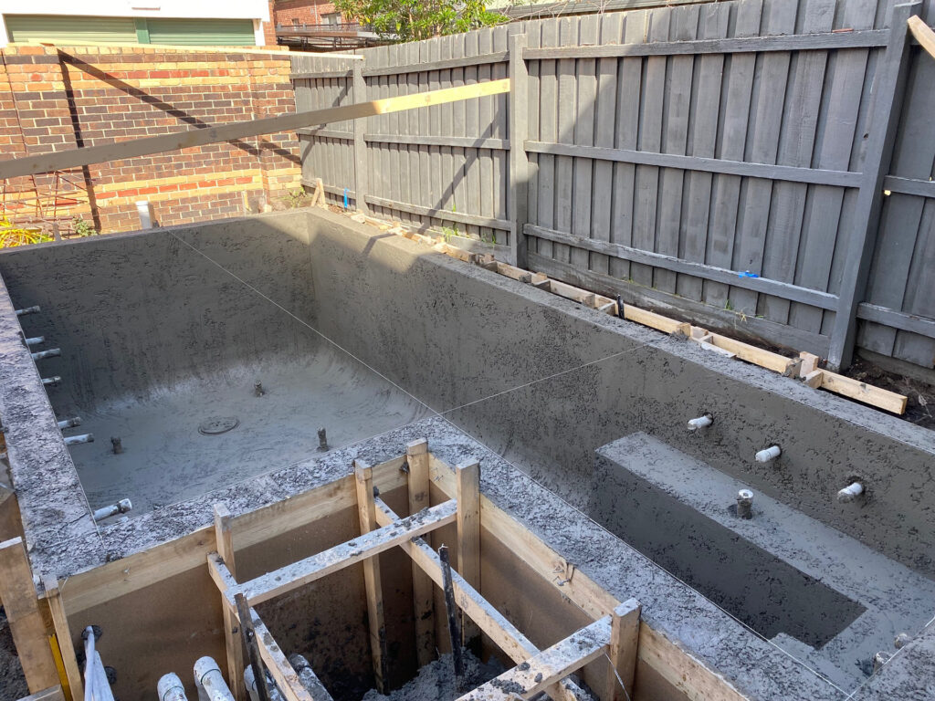 Moonee Ponds Concrete Venetian Pools Swimming Pool Project