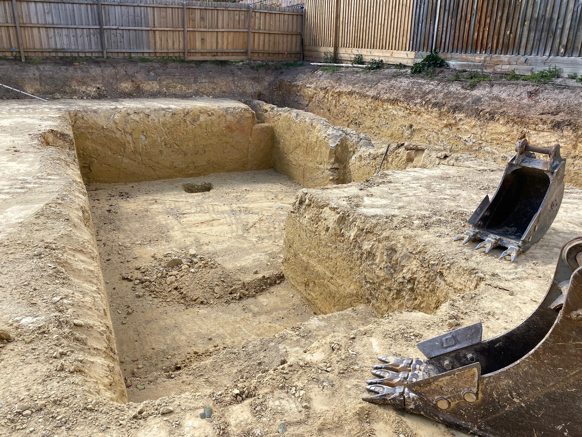 Balwyn North Excavation Venetian Pools October 2025 Excavation 1 Balwyn North Excavation Venetian Pools - Swimming Pool Metricon Display Home